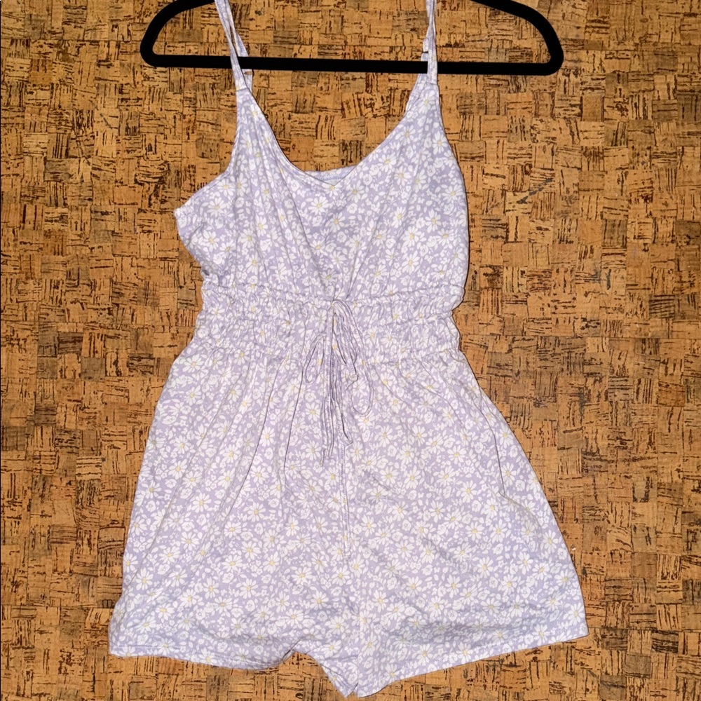 Hollister Lavender Floral Romper